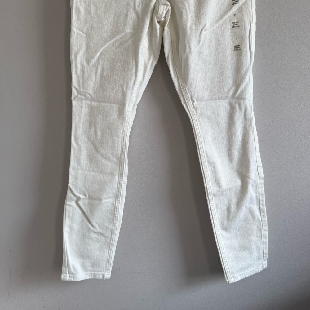 CALVIN KLEIN JEANS Mid-rise rise Skinny Regular Jeans Women Size 27 - Picture 4 of 15